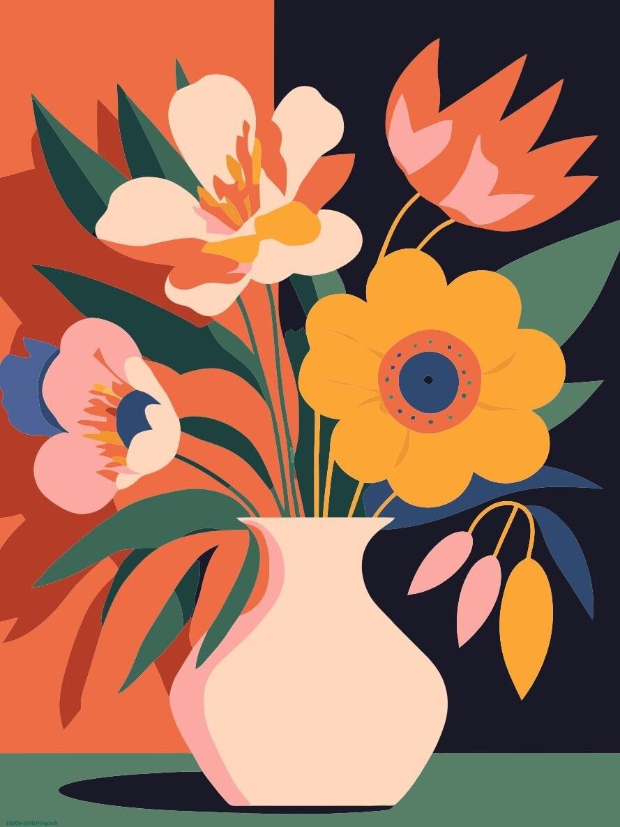 Edizione Deco: fiori colorati