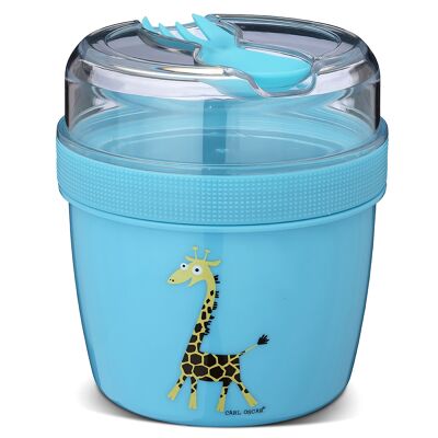N'ice Cup - L, Kids, Lunch box with cooling disc - Turquoise