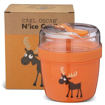 N'ice Cup - L, Enfants, Lunchbox med kylskiva - Orange 1
