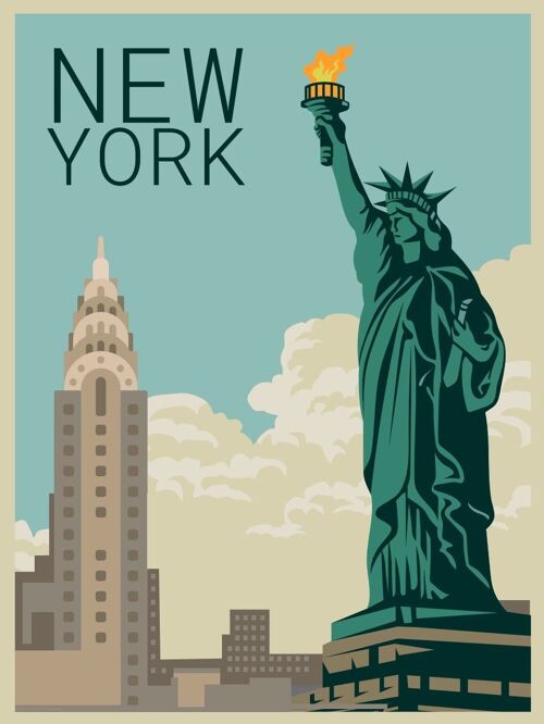 Edition déco: New York statue de la libertee