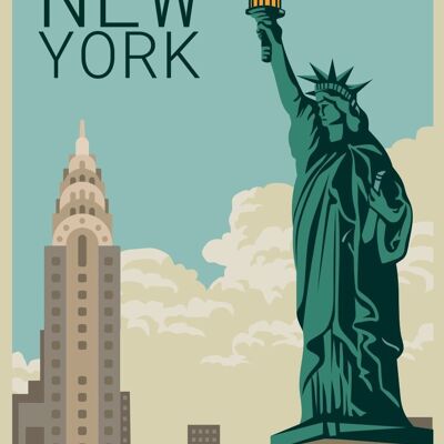Edizione Deco: Statua della Libertà di New York