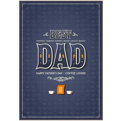 FATHER'S DAY COFFEE GREETING CARDS