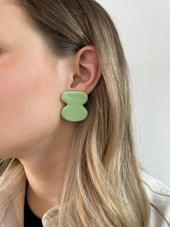 Boucles d'oreilles en céramique légère Elena différentes couleurs 4