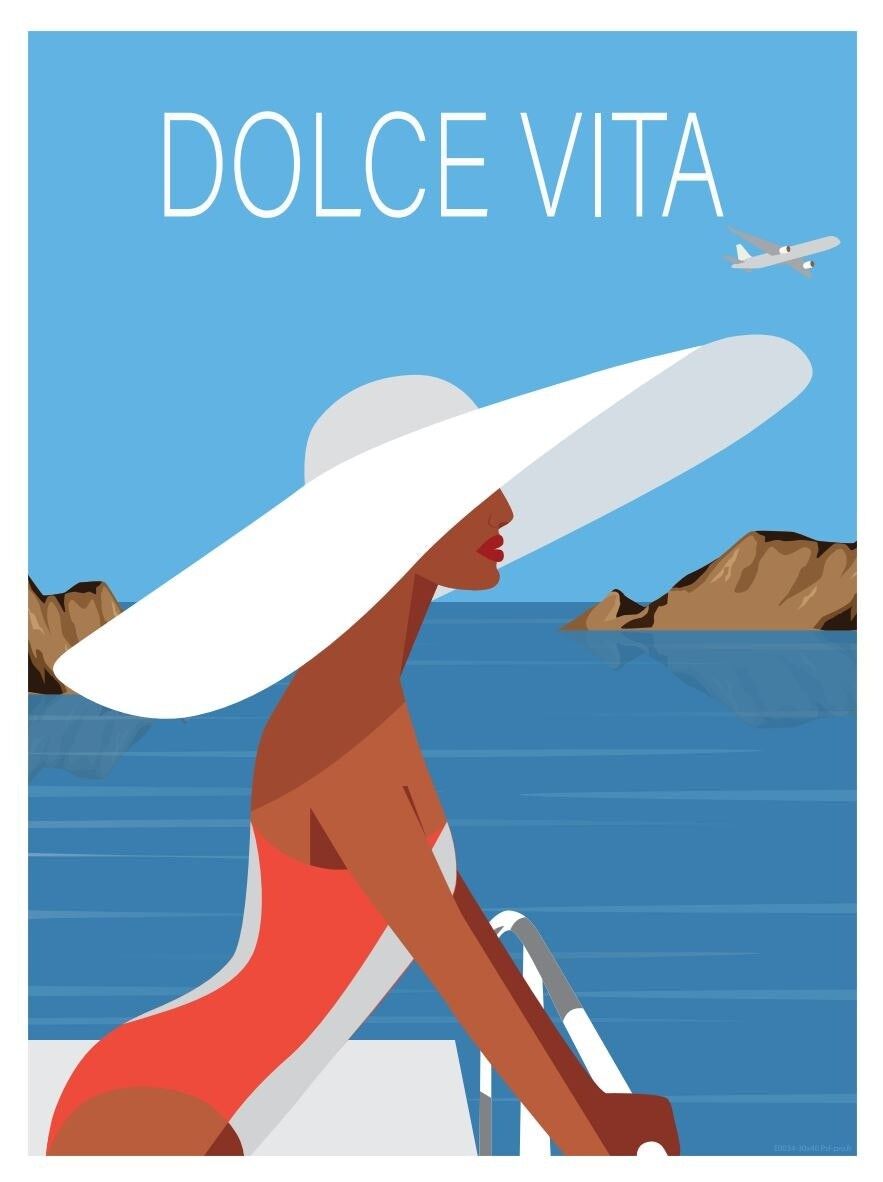 Edizione decorativa 30 cm x 40 cm: Dolche vite