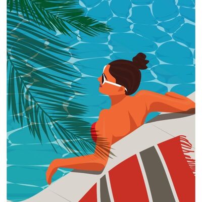 Edición Deco: Mujer en la piscina