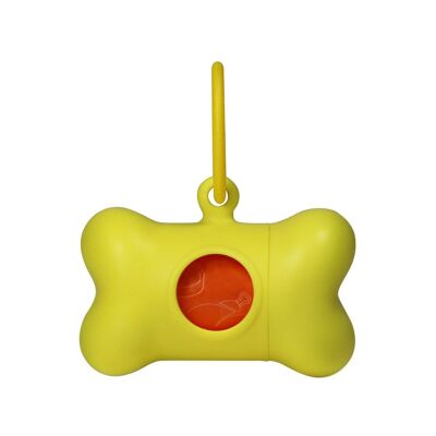 Bon Ton - Dispenser di sacchettini igienici eco-friendly Giallo Classic