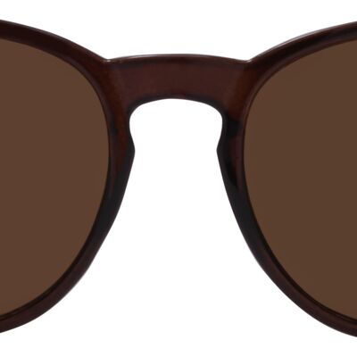 Crusheyes lotus 64-dark brown w/brown r011.04-bronze