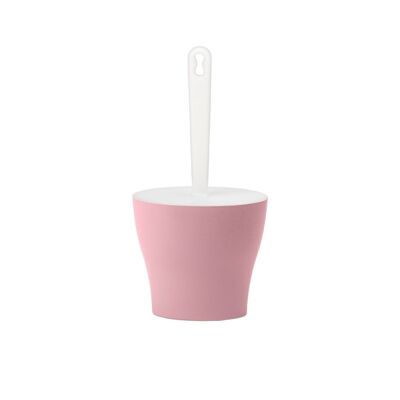 Hygienic scoop for litter with pink holder