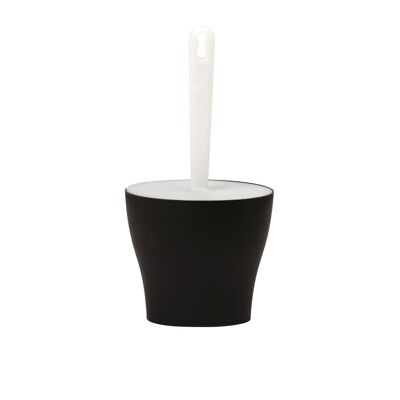 Hygienic scoop for litter with black holder