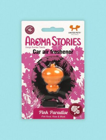 Désodorisants pour voiture en 3 parfums - acceptant les animaux Pink Paradise 1