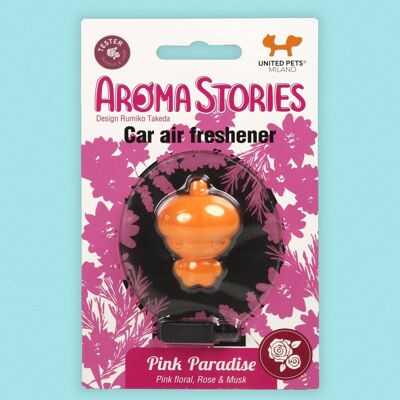 Car air fresheners in 3 fragrances - pet friendly Pink Paradise