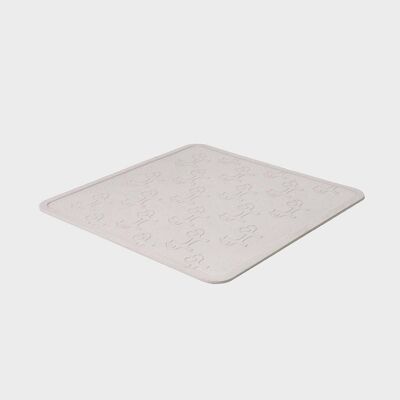 Non-slip and antibacterial saucer mat - large turtle dove