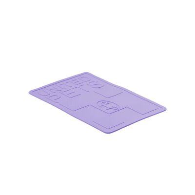 Non-slip and antibacterial saucer mat - medium lilac