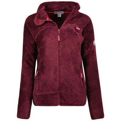 Women's Zipped Fleece UTERNEL LADY BURGUNDY MCK 007