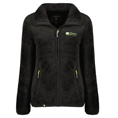 Damen-Fleecejacke mit Reißverschluss UNIQUANA LADY BLACK MCK 007