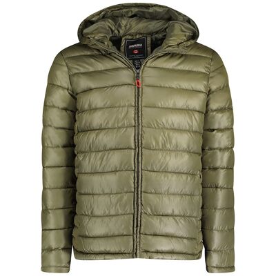 Men's Lightweight Down Jacket With Hood CALCUTTA HOOD KAKI MEN 096 MCK BS