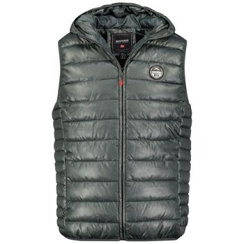 Doudoune Légère Homme Avec Capuche CALCUTTA VEST HOOD DARK GREY MEN 096 MCK BS 1