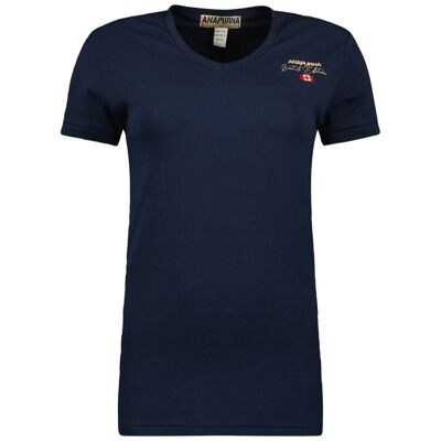 Women's T-Shirt Collar VJELODANA NAVY SS LADY 100 MCK