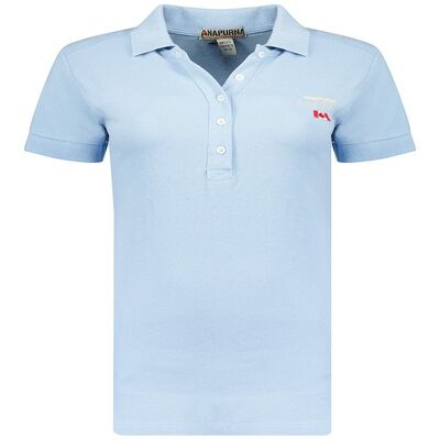 Women's short-sleeved polo shirt KELODANA SKY BLUE SS LADY 100 MCK