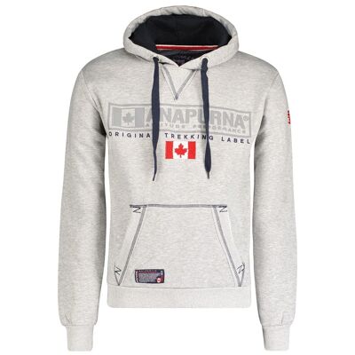 Men's Hoodie GASICANA B-GREY MCK MEN 100