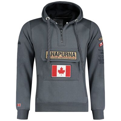 Men's Hoodie GYMANA DARK GRAY MEN 100 MCK