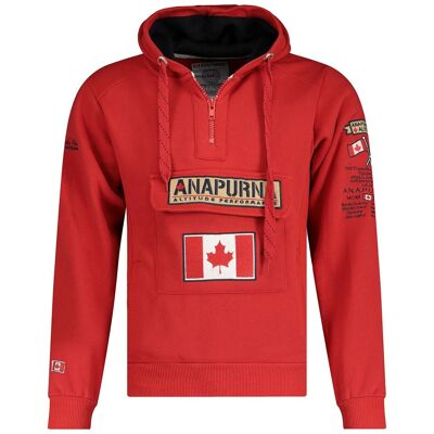 Herren-Hoodie GYMANA RED MEN 100 MCK