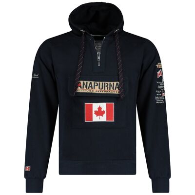 Sweat À Capuche Homme GYMANA NAVY MEN 100 MCK