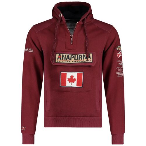 Sweat À Capuche Homme GYMANA BURGUNDY MEN 100 MCK