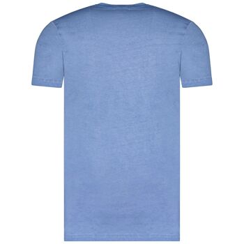 T-Shirt Homme Manches Courtes Col V JOVKANA BLUE SS MEN 100 MCK 3