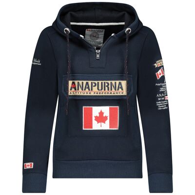 Sudadera Mujer GYMANA NAVY LADY 100 MCK