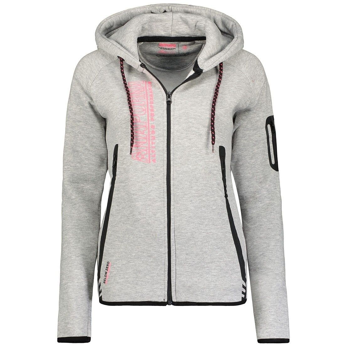 Women's Hoodie GETINCELLANA L-GREY LADY 100 MCK