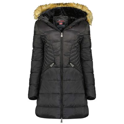 Women's Long Down Jacket BOLMEN BLACK LADY 001 MCK BS