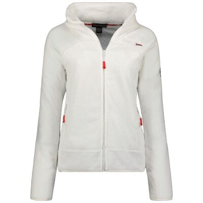 Women's Zipped Fleece UTERNEL WHITE LADY 007 MCK