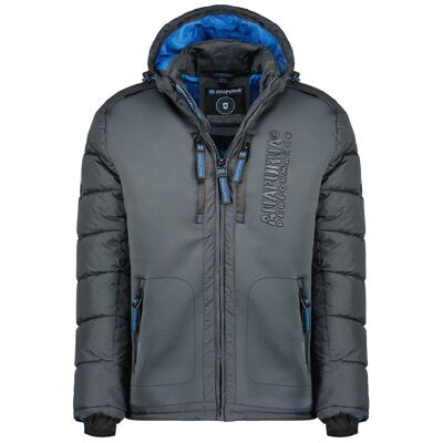 Men's Bi-Material Down Jacket BEACHANA D-GREY MEN 068 MCK BS