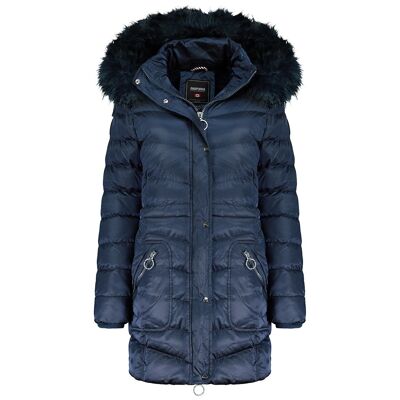 Parka de Mujer con Capucha Desmontable CIVILANA NAVY LADY 070 MCK