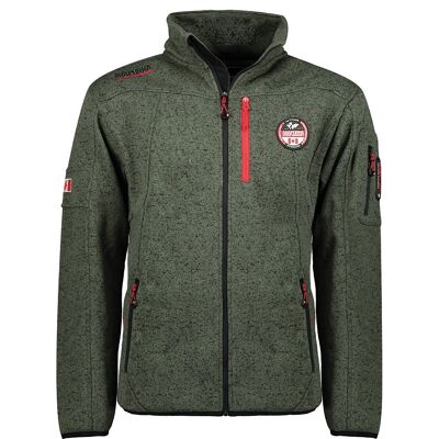 Herren-Fleecejacke mit Reißverschluss UPWARD D-GREY MEN 007 MCK