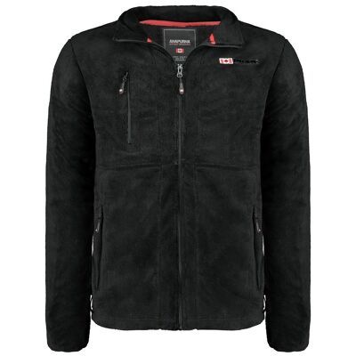 Men's Zipped Fleece UTAH BLACK MEN 007 MCK