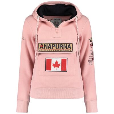 Women's Hoodie GYMANA POWER PINK LADY 100 MCK