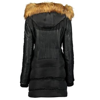 Parka Femme Bi-Matière AUSMOSANA BLACK LADY 068 MCK 3