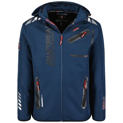 Softshell Uomo ROYAUTANA NAVY-NERO MEN 068 MCK