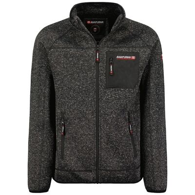 Herren-Fleecejacke mit Reißverschluss TITLANA BLACK MEN 054 MCK