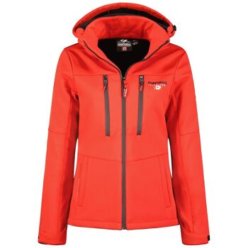 Softshell Femme TIMMEXANA  RED -BLACK LADY 068 MCK 1