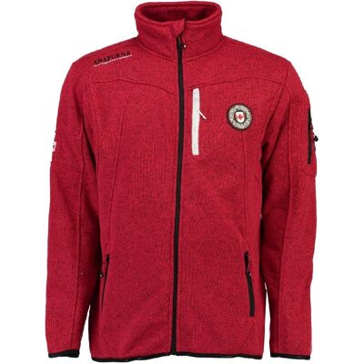 Men's Zipped Fleece UPWARD RED MEN 016 MCK