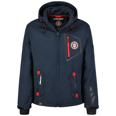 Softshell Homme À Capuche Détachable TIPNOSANA NAVY MEN 090 MCK