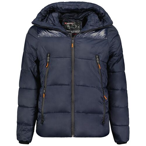 Parka Homme Matelassée À Capuche BAYOUANA NAVY MEN 001 MCK