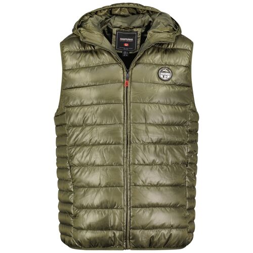 Gilet Homme Leger Sans Manche A Capuche CALCUTTA VEST HOOD KAKI MEN 096 MCK