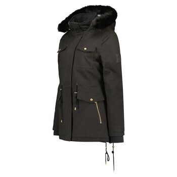 Parka Avec Plusieurs Poches Sur Devant  CELESTANA MCK BLACK LADY 056 4