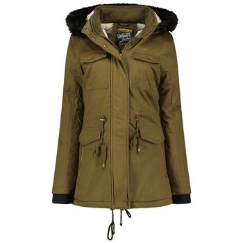 Parka Femme Avec Plusieurs Poches Sur Devant CELESTANA MCK KAKI LADY 056 1