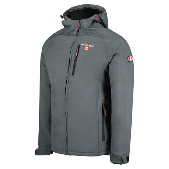 Softshell Homme Avec Capuche TAKITO HOOD DARK GREY ANA MEN 250 MCK 4