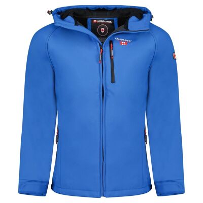 Softshell Uomo Con Cappuccio TAKITO HOOD ROYAL BLUE ANA MEN 250 MCK